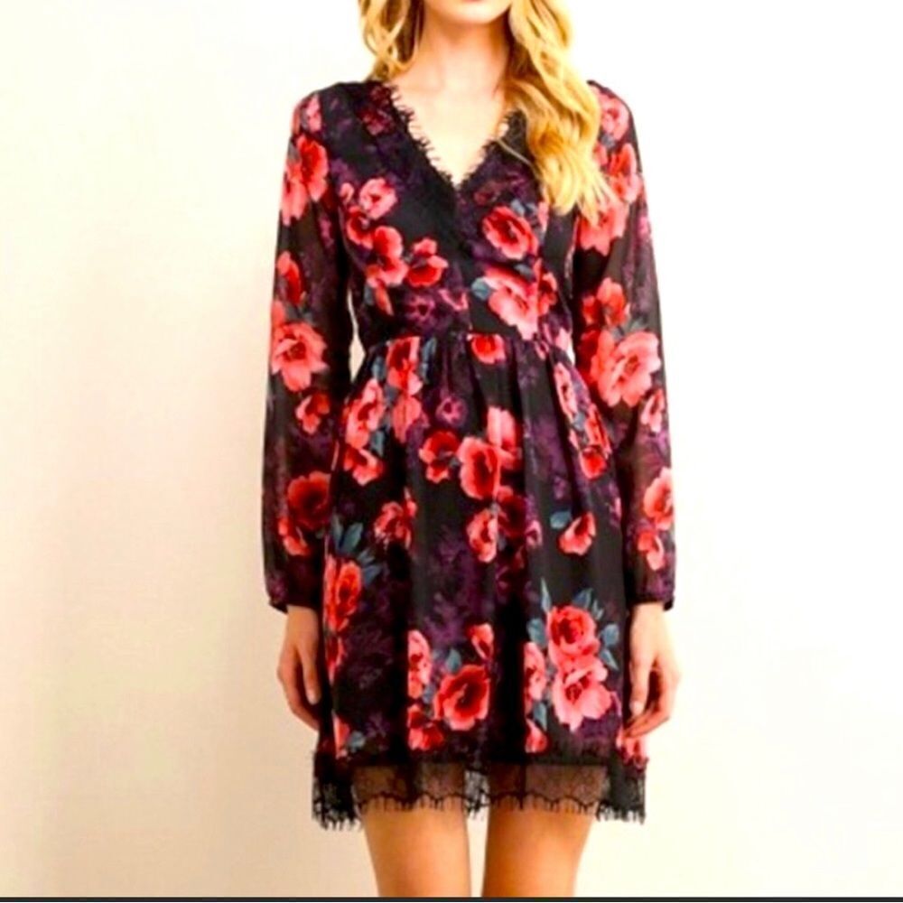 Soiéblu Dress Sleeves Floral Print - Picture 5 of 6